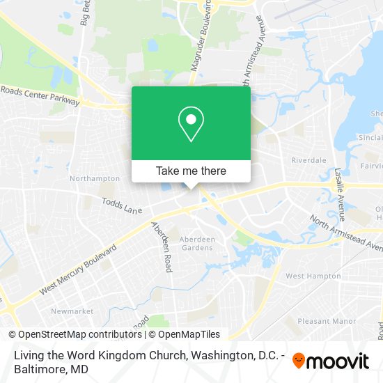 Living the Word Kingdom Church map