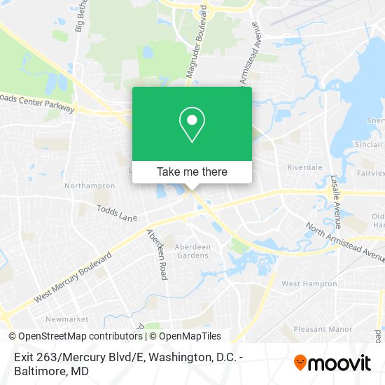 Exit 263/Mercury Blvd/E map