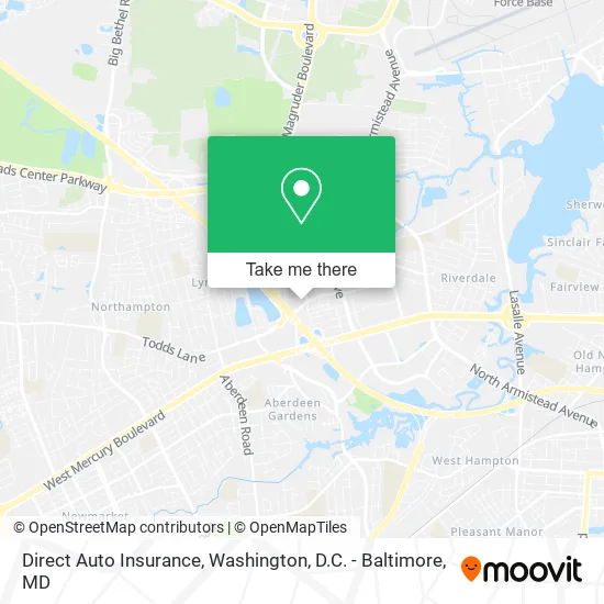 Direct Auto Insurance map