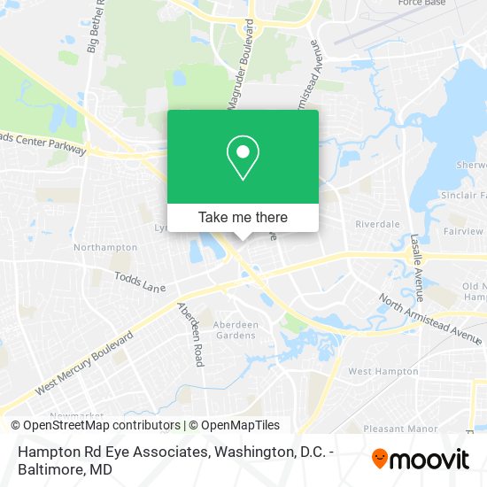 Mapa de Hampton Rd Eye Associates