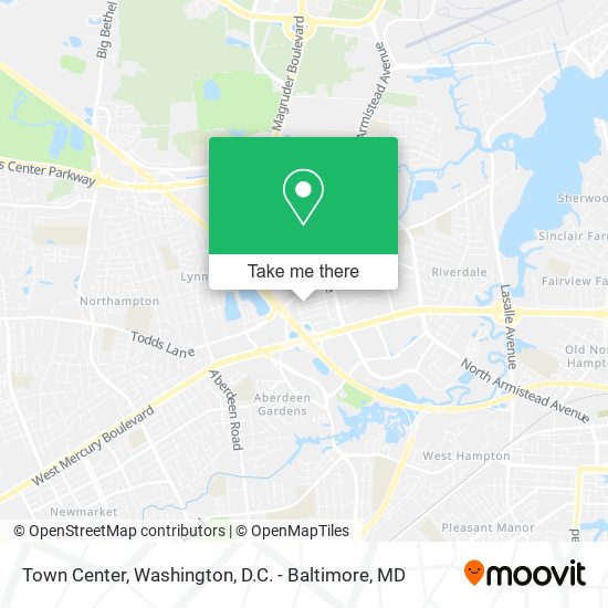 Town Center map