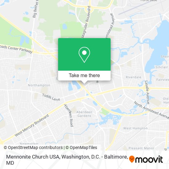 Mennonite Church USA map