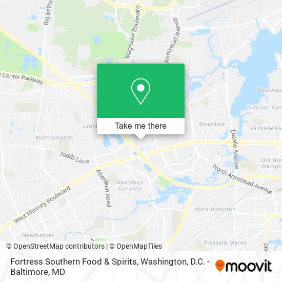 Fortress Southern Food & Spirits map