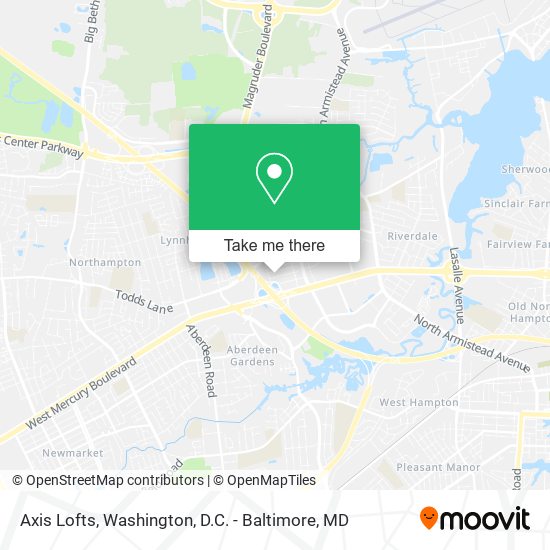 Axis Lofts map