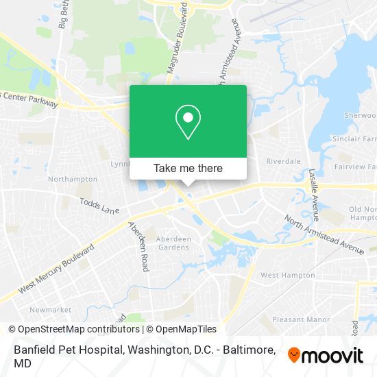 Mapa de Banfield Pet Hospital