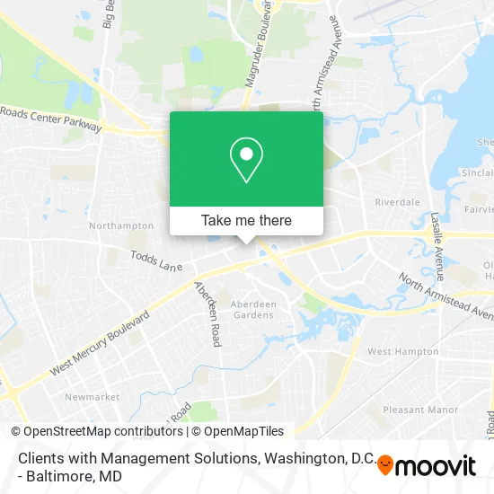 Clients with Management Solutions map
