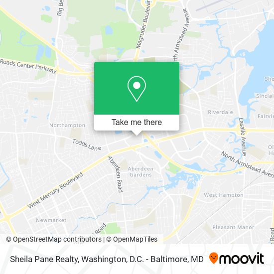 Sheila Pane Realty map
