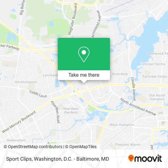 Sport Clips map