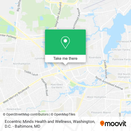 Eccentric Minds Health and Wellness map