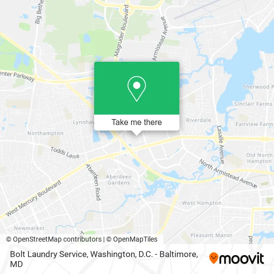Bolt Laundry Service map
