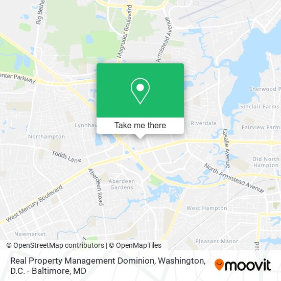 Real Property Management Dominion map