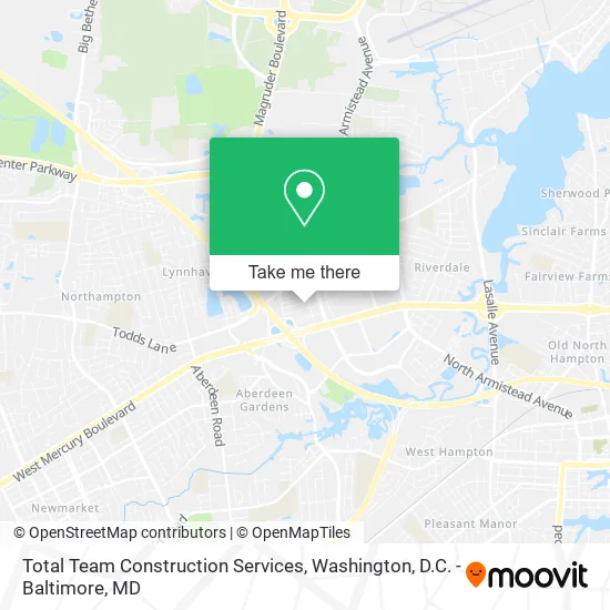 Total Team Construction Services map