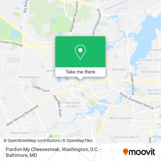 Pardon My Cheesesteak map
