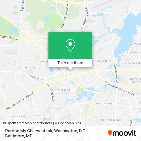 Pardon My Cheesesteak map