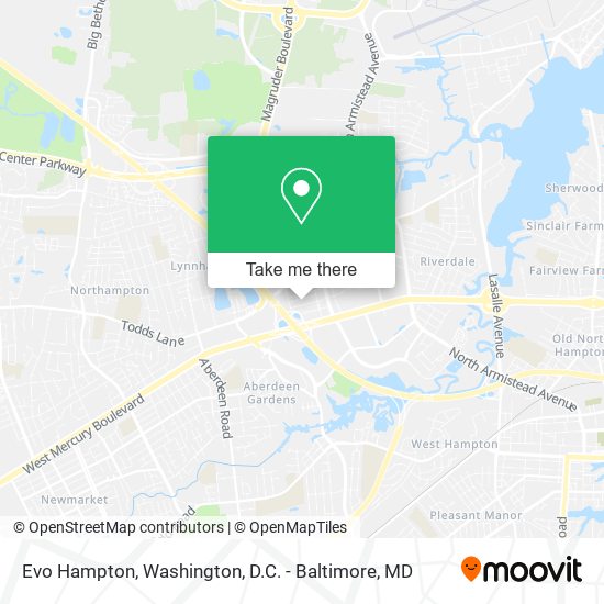 Evo Hampton map