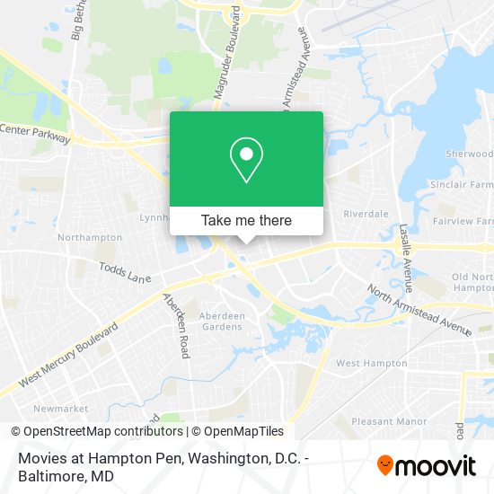 Mapa de Movies at Hampton Pen