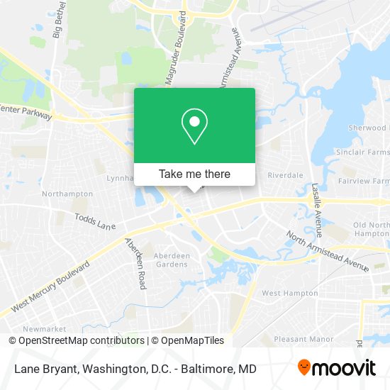 Lane Bryant map