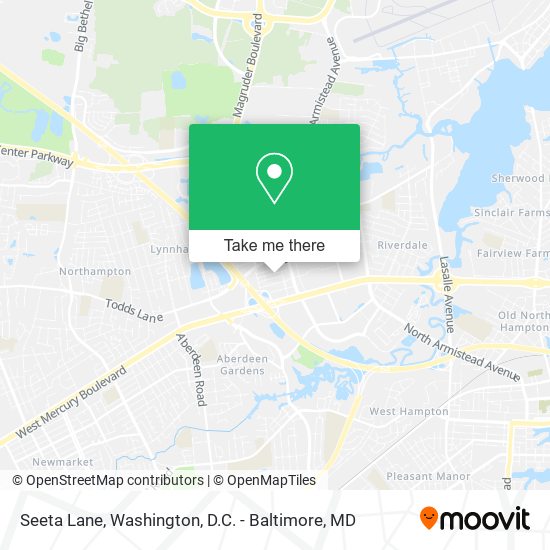 Seeta Lane map