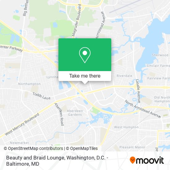 Beauty and Braid Lounge map
