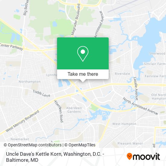 Mapa de Uncle Dave's Kettle Korn