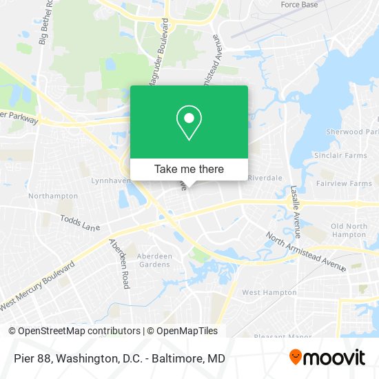 Mapa de Pier 88