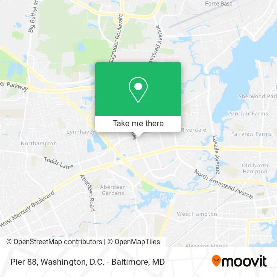Pier 88 map