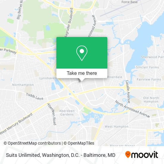 Suits Unlimited map