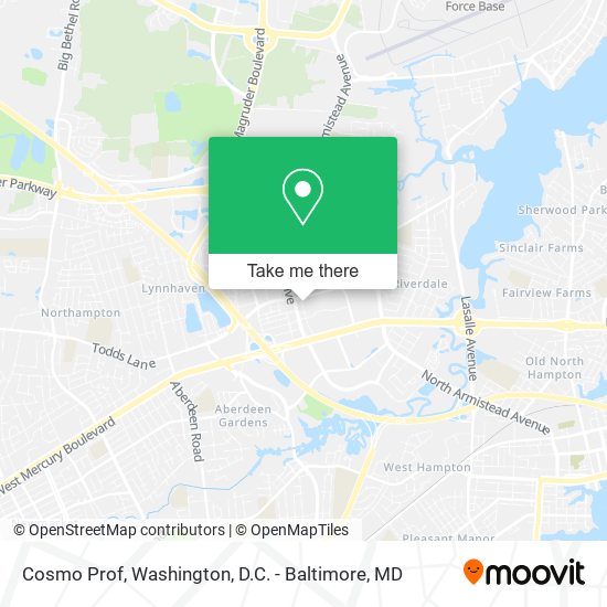 Cosmo Prof map