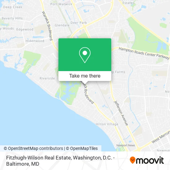 Mapa de Fitzhugh-Wilson Real Estate