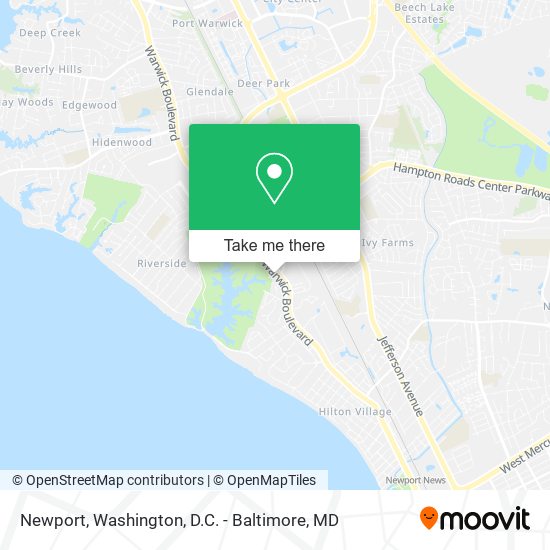 Mapa de Newport