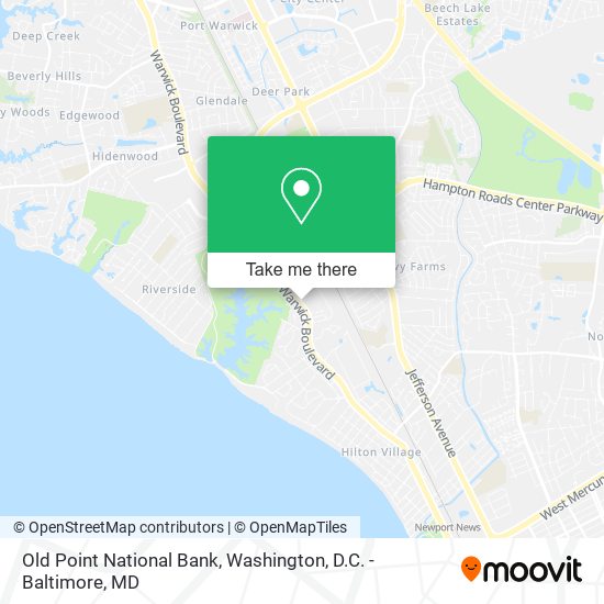 Old Point National Bank map
