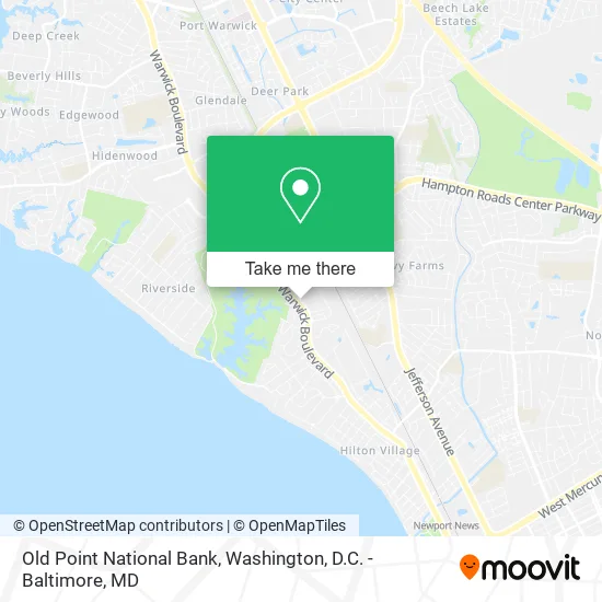 Old Point National Bank map