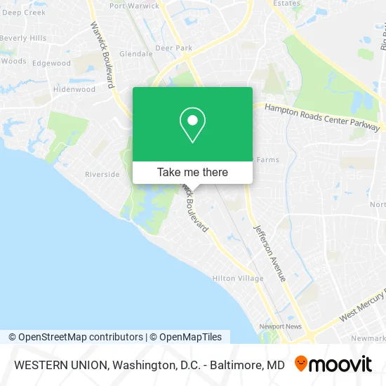 Mapa de WESTERN UNION
