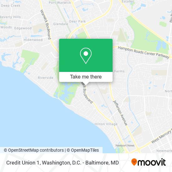 Credit Union 1 map