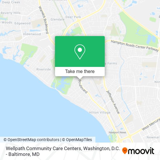 Mapa de Wellpath Community Care Centers