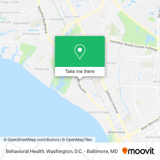 Behavioral Health map
