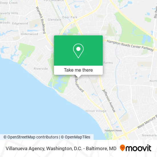 Mapa de Villanueva Agency