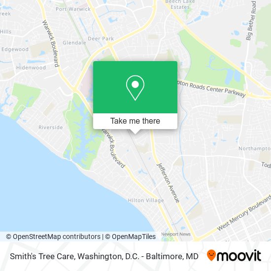 Mapa de Smith's Tree Care