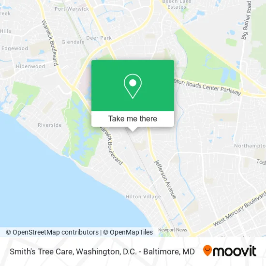 Mapa de Smith's Tree Care