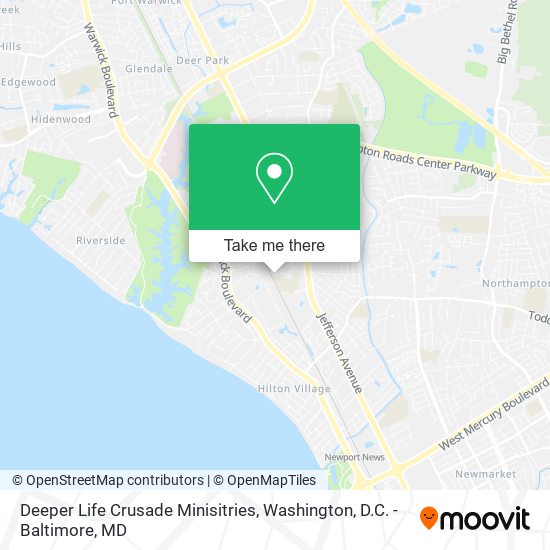Mapa de Deeper Life Crusade Minisitries