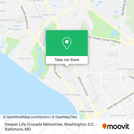 Mapa de Deeper Life Crusade Minisitries
