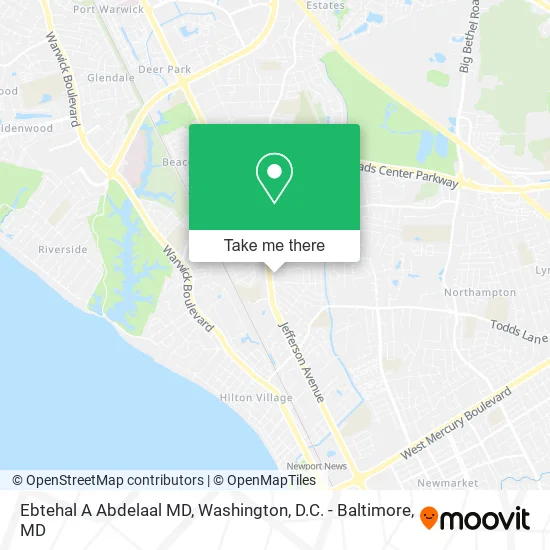 Ebtehal A Abdelaal MD map