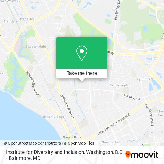 Mapa de Institute for Diversity and Inclusion