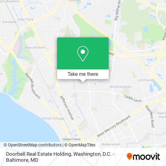 Doorbell Real Estate Holding map