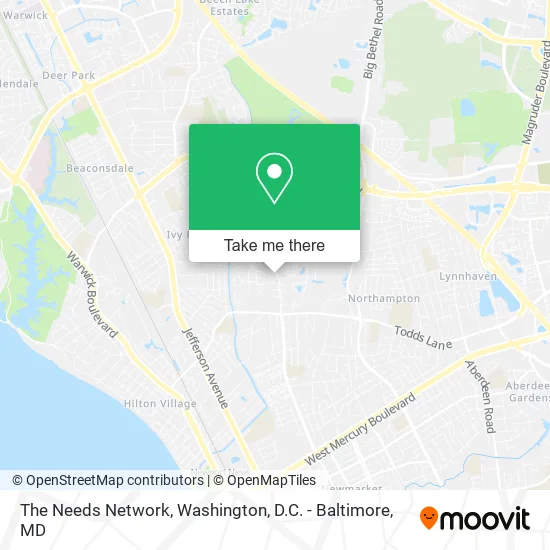 The Needs Network map
