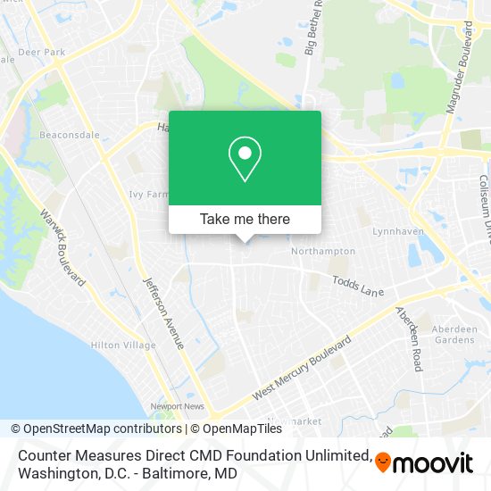 Mapa de Counter Measures Direct CMD Foundation Unlimited