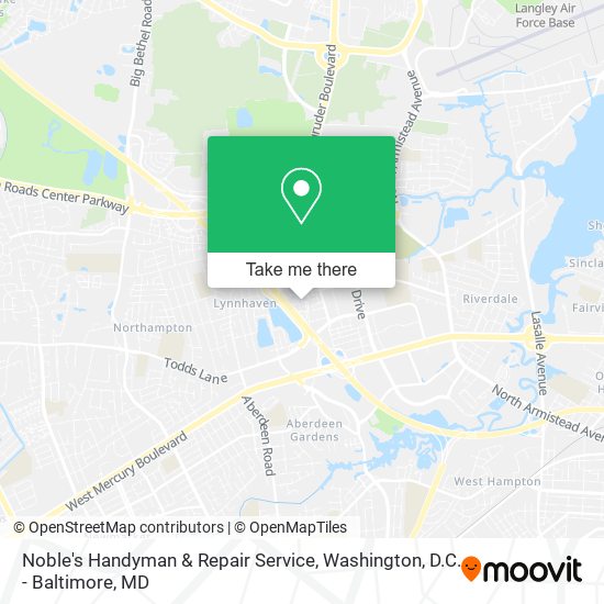 Noble's Handyman & Repair Service map