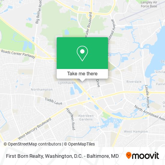 First Born Realty map