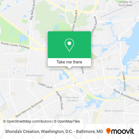 Shonda's Creation map