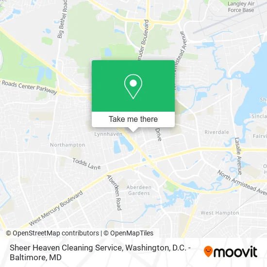 Sheer Heaven Cleaning Service map